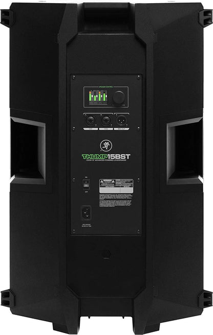 Gravity 15BST(2)+SS12+MIC+XLR(2) Mackie Thump15BST Powered Speaker Pair Bundle
