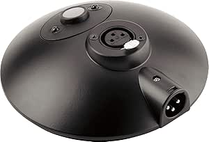K&M 29375-000-55 Table Base for XLR Microphones — main product image