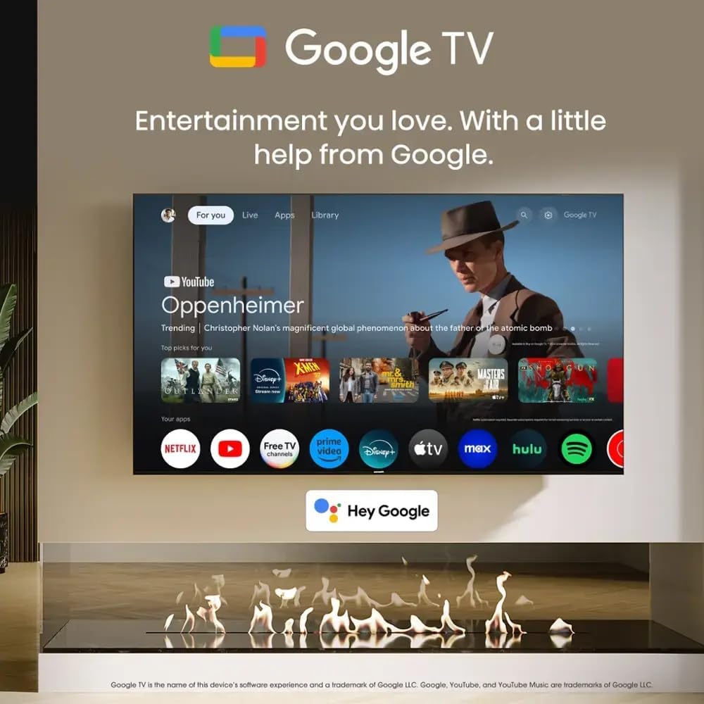Hisense 50QD5N 50-Inch QLED 4K UHD Google Smart TV (Renewed)
