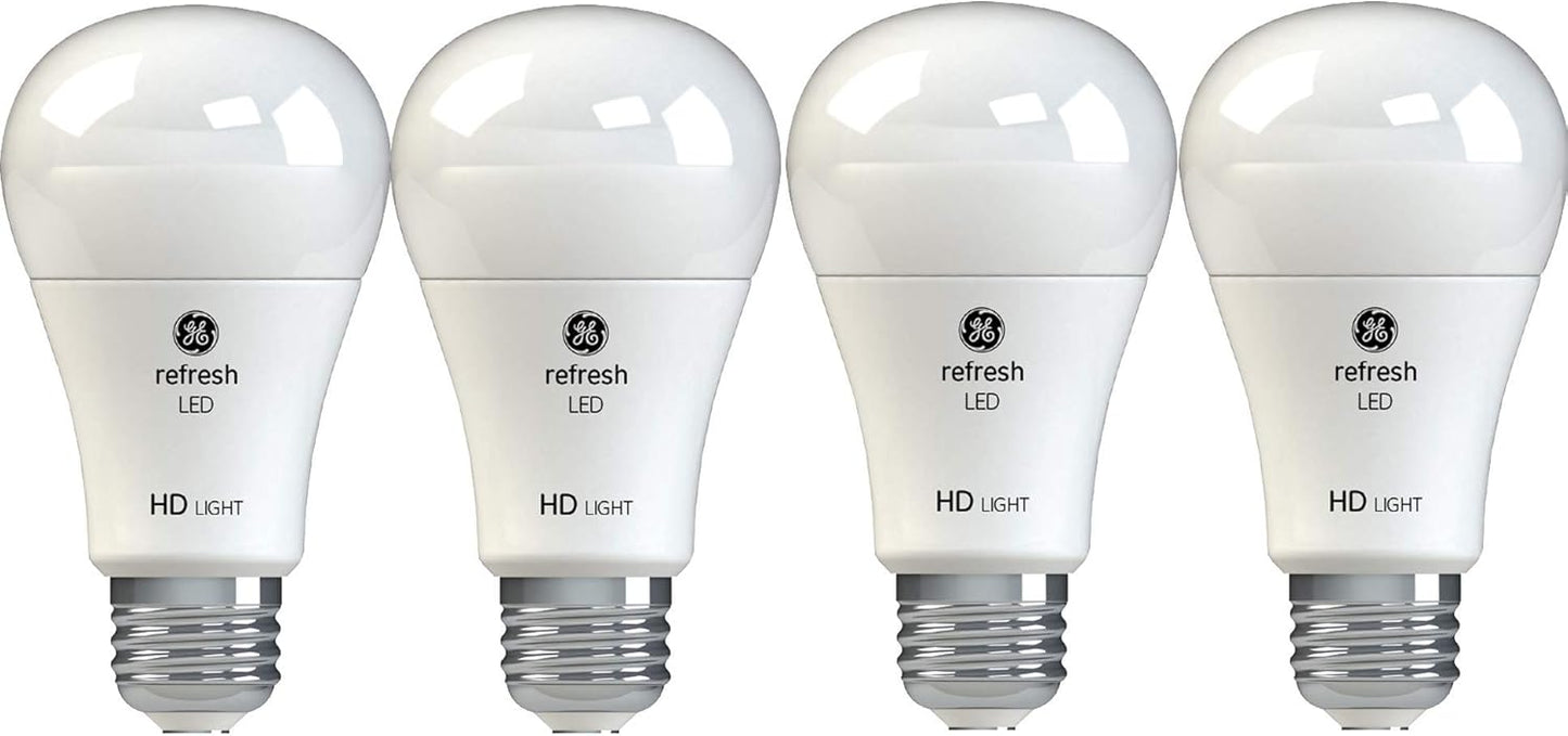 GE 42978 Refresh LED 60W A19 Daylight Bulb 4-Pack