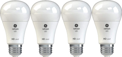 GE 42978 Refresh LED 60W A19 Daylight Bulb 4-Pack