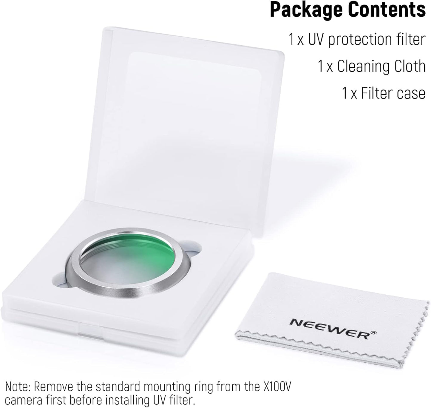 Neewer 10102286 UV Filter for Fujifilm X100 Series