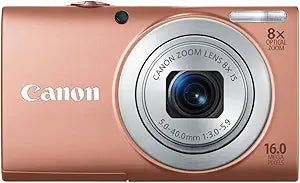 Canon 6151B001 PowerShot A4000IS 16MP Digital Camera (Pink) — main product image