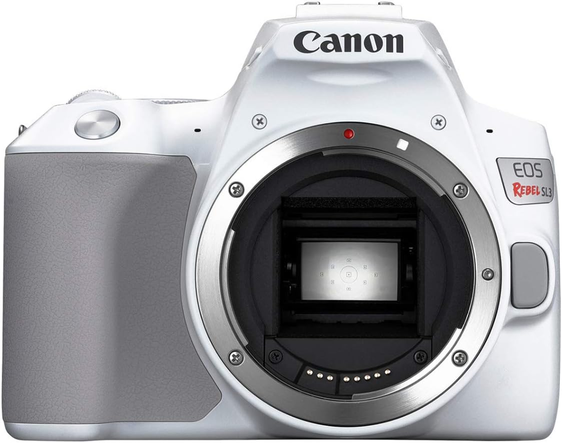 Canon 3457C001 EOS Rebel SL3 White DSLR Camera Kit