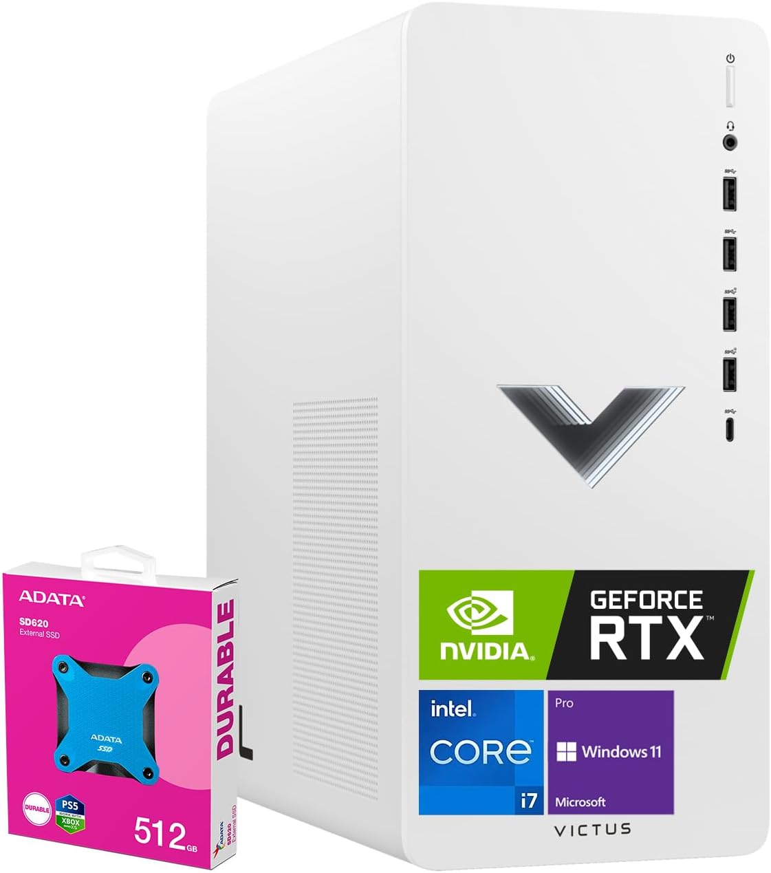 HP TG02 Victus Pro 15L i7 RTX 4060 Gaming Desktop