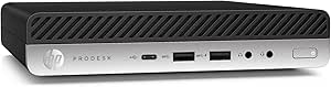 HP 2YE29AV-25601 ProDesk 600 G4 Mini i7 Desktop