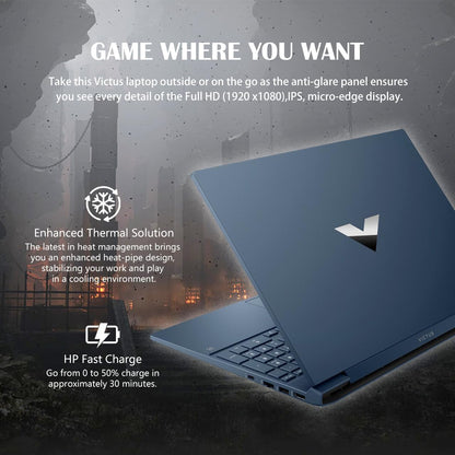 HP Victus 15.6" FHD 144Hz Gaming Laptop RTX 3050