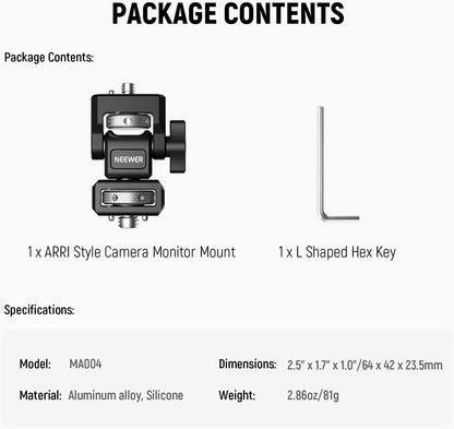 Neewer MA004 Camera Monitor Mount with ARRI Locating