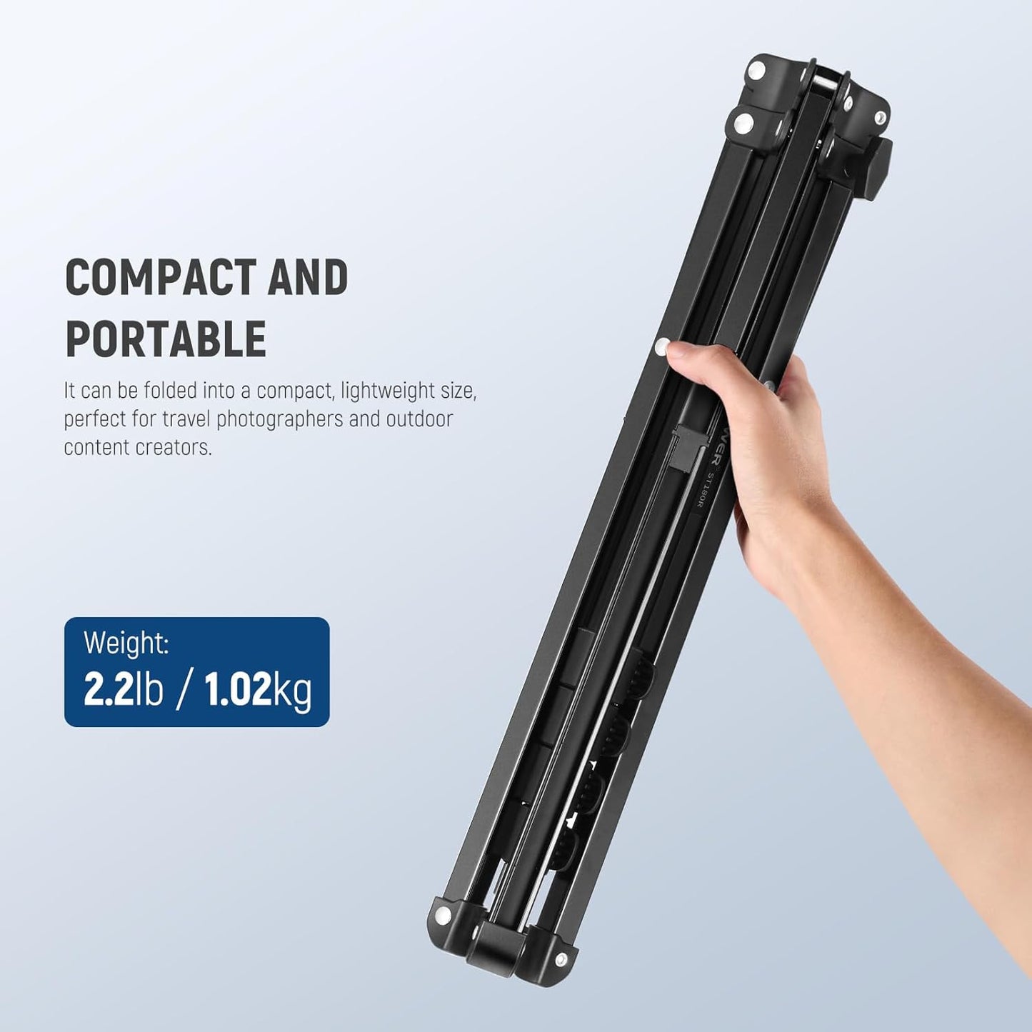 Neewer 10103814 Light Stand - 71"/180cm, Portable, Reversible