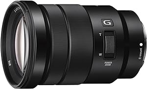 Sony SELP18105G E PZ 18-105mm F4 G OSS Lens, Black