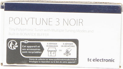 TC Electronic POLYTUNE 3 NOIR Polyphonic Guitar Tuner