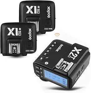 Godox X2T-C TTL Wireless Flash Trigger Kit Canon + 2X X1R-C