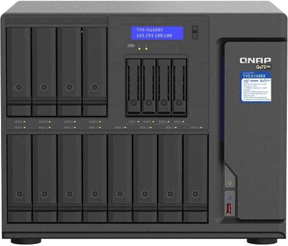 QNAP TVS-h1688X-W1250-32G Xeon 16-Bay Media NAS