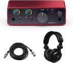 Focusrite Scarlett Solo 4th Gen USB Audio Interface Bundle