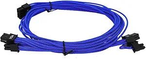 EVGA 100-G2-06LL-B9 Light Blue Power Supply Cable Set