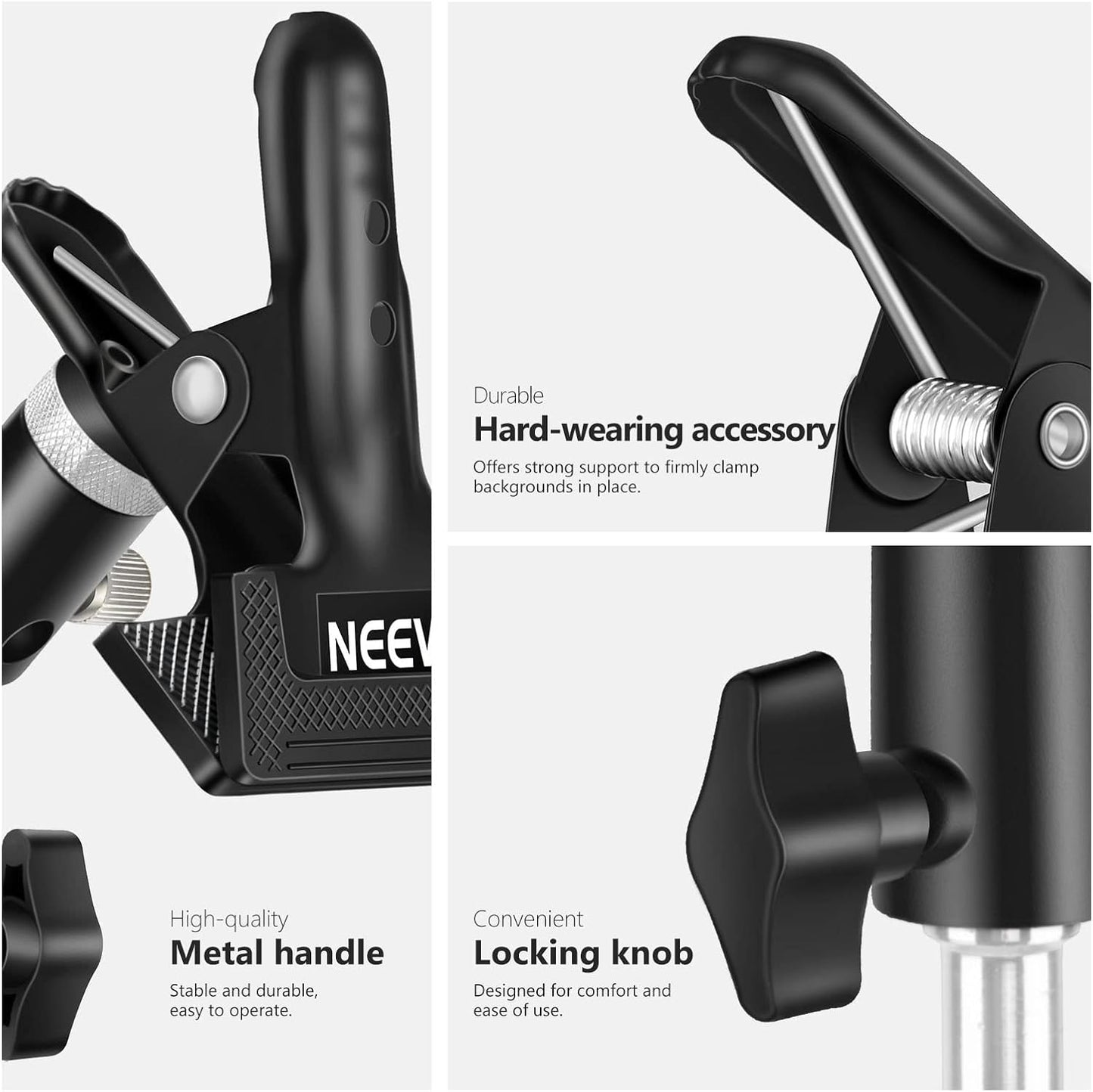 NEEWER 10100395 Heavy Duty Reflector Clamp Holder