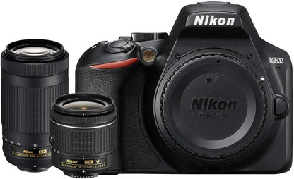 Nikon D3500 DSLR Camera with 18-55mm & 70-300mm Lens Renewed