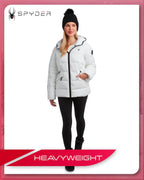Spyder Women's Puffer Jacket Water-Resistant Hooded Winter Coat