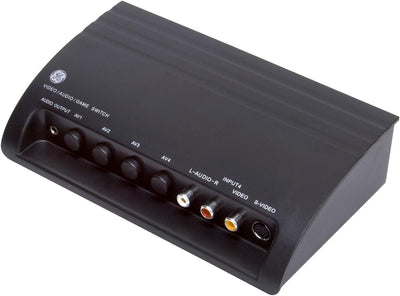 GE 38807 4-Way RCA AV Switch Splitter