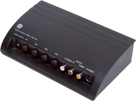 GE 38807 4-Way RCA AV Switch Splitter
