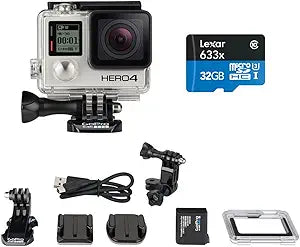 GoPro HERO4 SILVER Moto Bundle Action Camera
