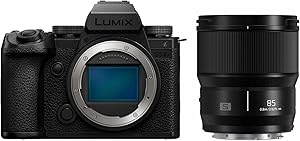 Panasonic LUMIX S5IIX Mirrorless Camera w/ 85mm Lens