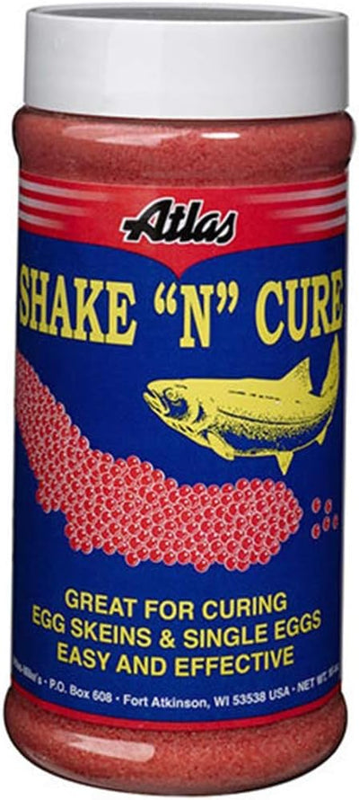 Atlas Shake 'N' Cure Salmon Egg Bait Orange 16oz