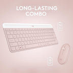 Logitech MK470 Slim Wireless Keyboard and Mouse Combo (Renewed)