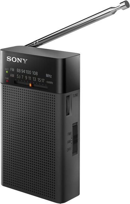 Sony ICFP27 Portable AM/FM Radio with Speaker