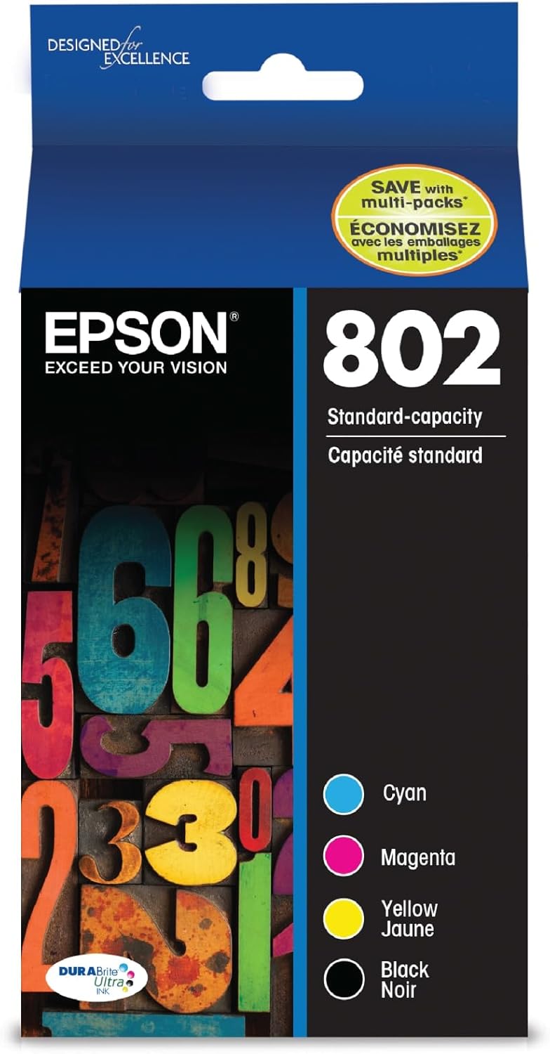 Epson T802120-BCS DURABrite Ink Combo Pack — main product image