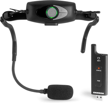 Samson AirLine XD Fitness Headset USB Digital Wireless System