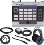 Zoom V3K2 Vocal Effects Processor Studio Headphones Bundle