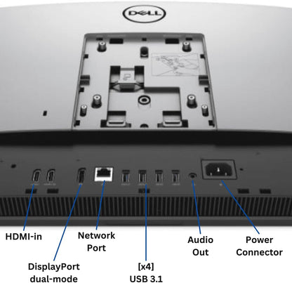Dell 7470 OptiPlex 23.8" FHD All-in-One Desktop (Renewed)