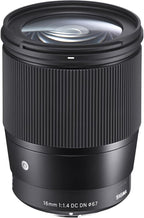 Sigma F1.4 DC DN Contemporary 16mm f/1.4 Sony E Lens Renewed