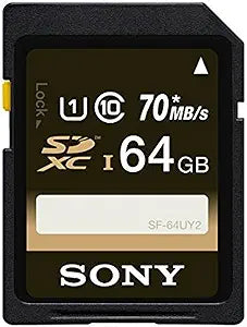 Sony SF64UY2/TQ 64GB SDXC UHS-1 Memory Card — main product image