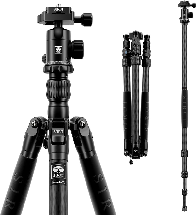 Sirui Traveler 7C Carbon Fiber Tripod with Ball Head — main product image