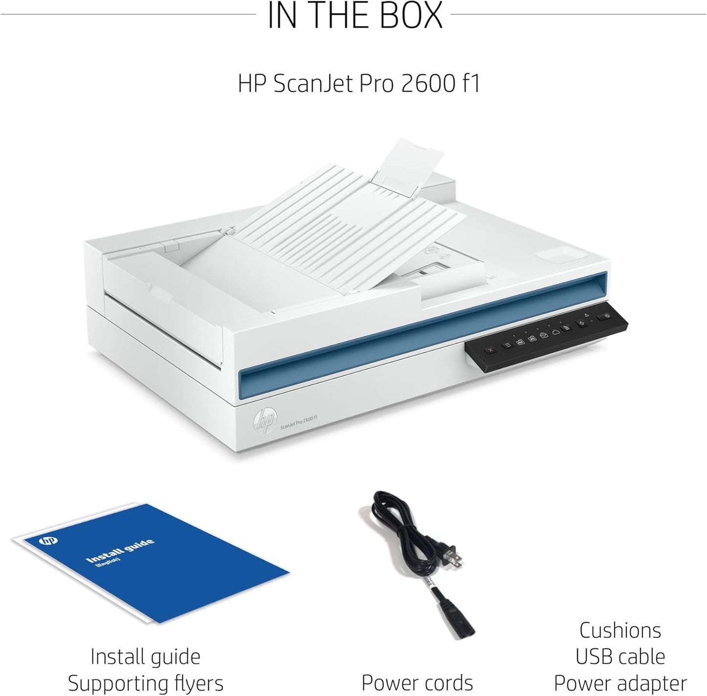 HP ScanJet Pro 2600 f1 Document Scanner - Renewed