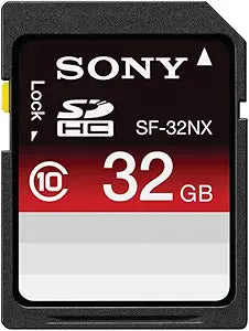 Sony SF32NX/TQ2 32GB SDHC Memory Card