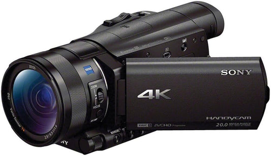 Sony FDRAX100/B 4K Camcorder - 3.5" LCD, Black