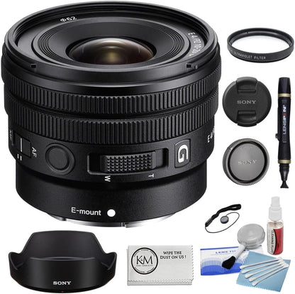 Sony E 10-20mm f/4 PZ G Lens Bundle with Accessories