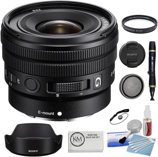 Sony E 10-20mm f/4 PZ G Lens Bundle with Accessories