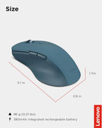 Lenovo Yoga Pro Mouse - Tidal Teal - Bluetooth