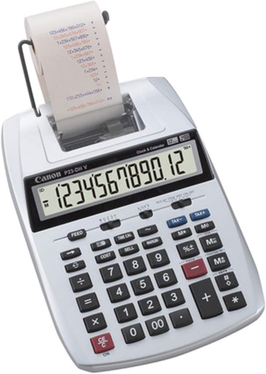 Canon P23-DHV Printing Calculator 12-Digit 2-Color