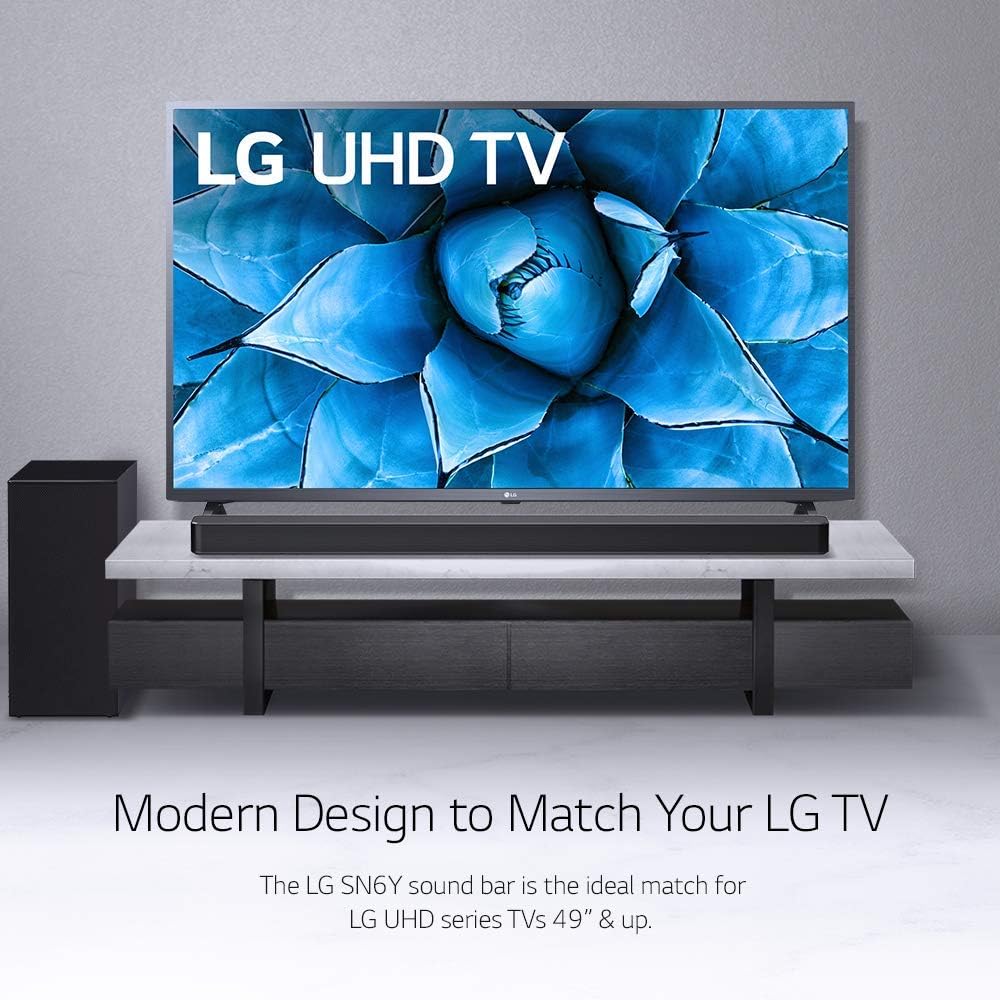 LG 75NANO75UPA 75-Inch 4K NanoCell Smart TV Soundbar Bundle Used