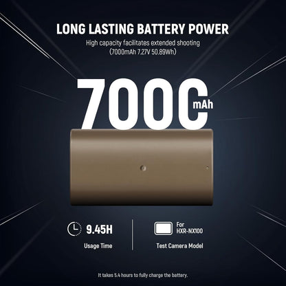 Neewer 10104190 NP-F750 Battery: 7000mAh USB-C Charger