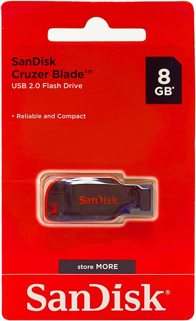SanDisk SDCZ50-008G-B35 8GB Cruzer Blade USB 2.0