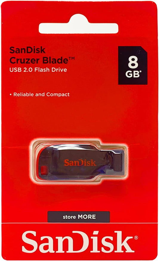 SanDisk SDCZ50-008G-B35 8GB Cruzer Blade USB 2.0