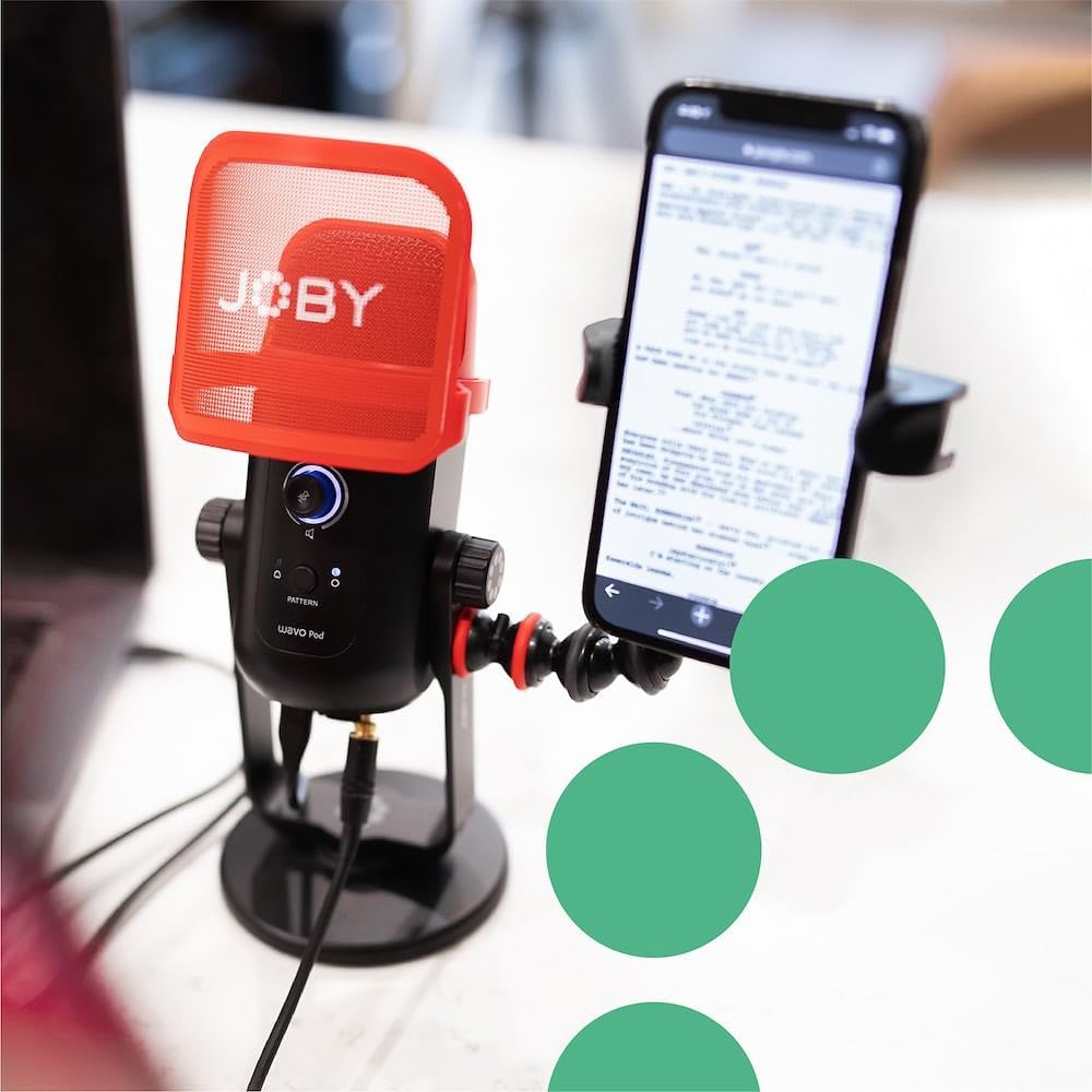 Joby JB01800-BWW Wavo POD Microphone Pop Filter