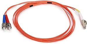Monoprice 102622 LC/ST OM1 Multimode Fiber Optic Cable — main product image
