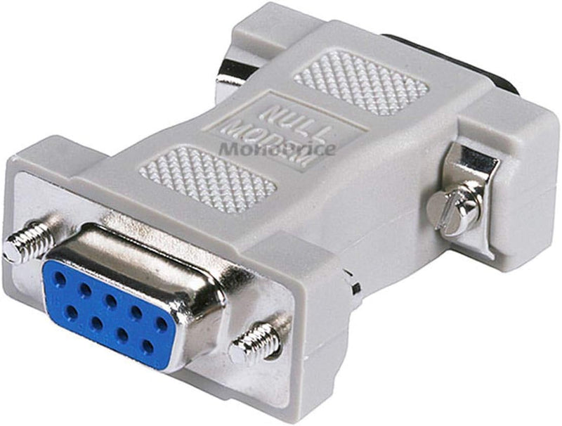 Monoprice 101136 DB9 Male/Female Null Modem Adapter — main product image